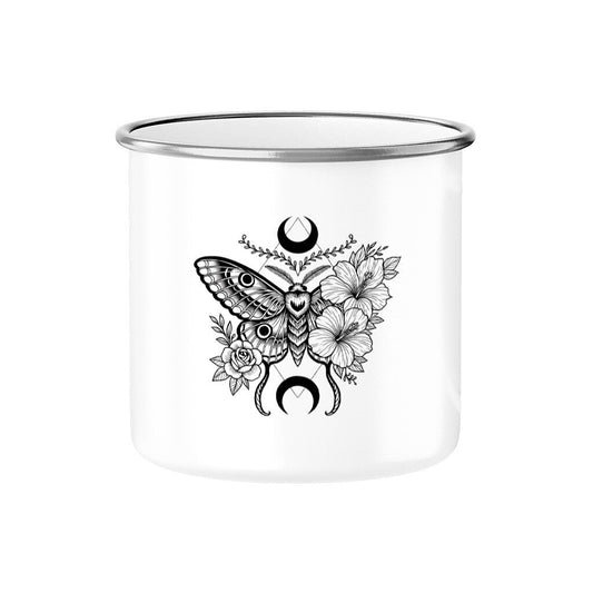 Actias Luna | Emaille Tasse, 300 ml – SoulAndPixel Streetwear & Accessoires