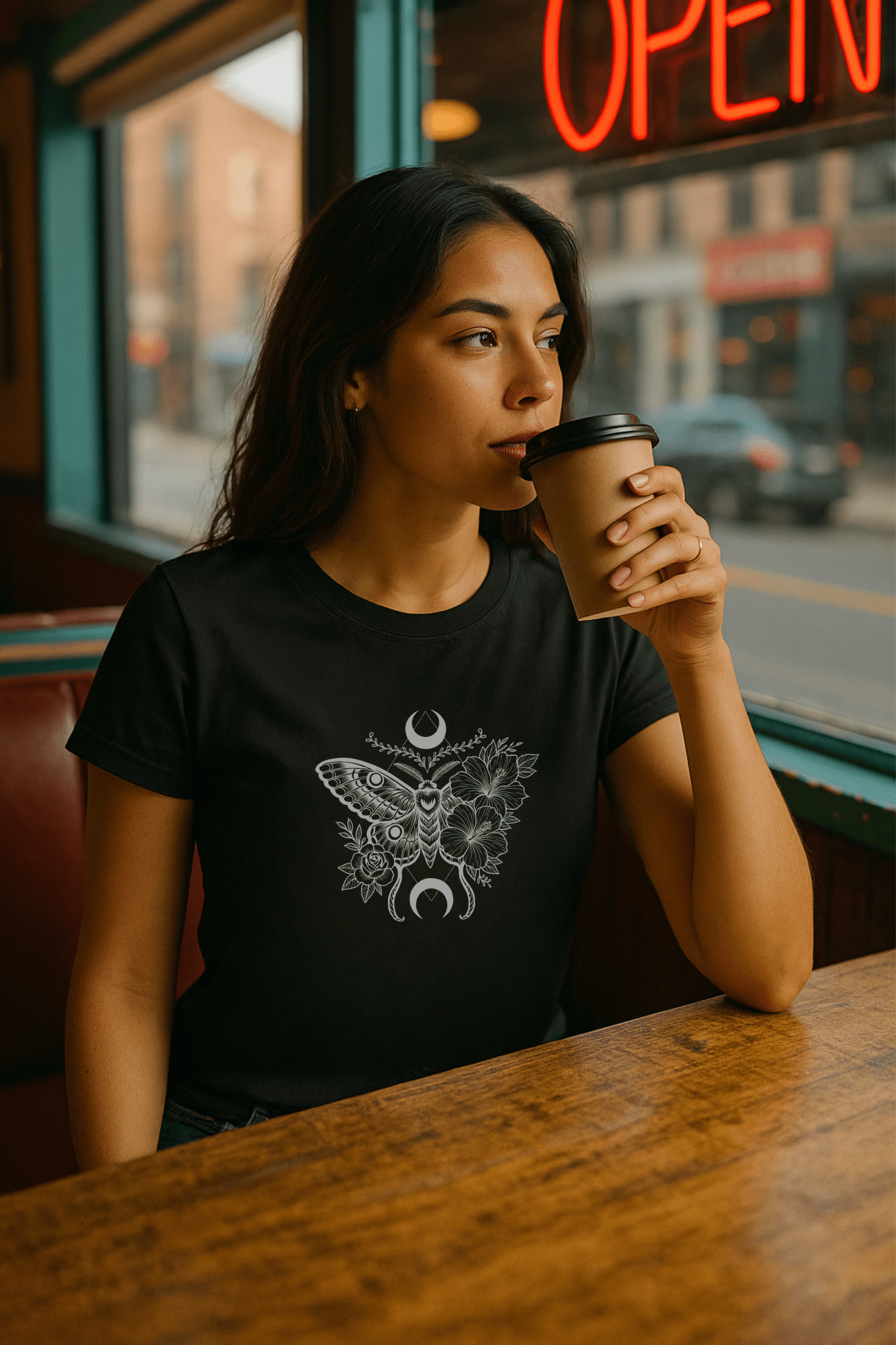 Actias Luna | Premium T-Shirt, Bio - Baumwolle – SoulAndPixel Streetwear & Accessoires