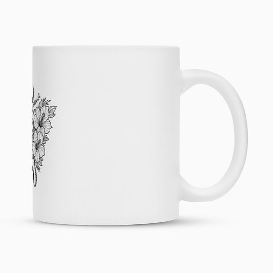 Actias Luna | Tasse 300 ml, matt weiß – SoulAndPixel Streetwear & Accessoires