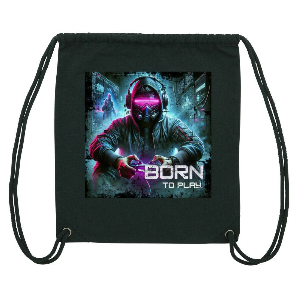 Born to Play | Gym Bag, Bio - Baumwolle & recyceltem Polyester – SoulAndPixel Streetwear & Accessoires