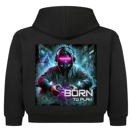 Born to Play | Hoodie Kids - OEKO - TEX® Standard 100 | RückenMotiv – SoulAndPixel Streetwear & Accessoires