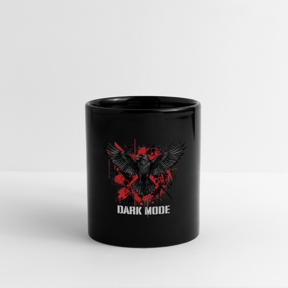Dark Mode | Tasse 325 ml, glänzend schwarz – SoulAndPixel Streetwear & Accessoires