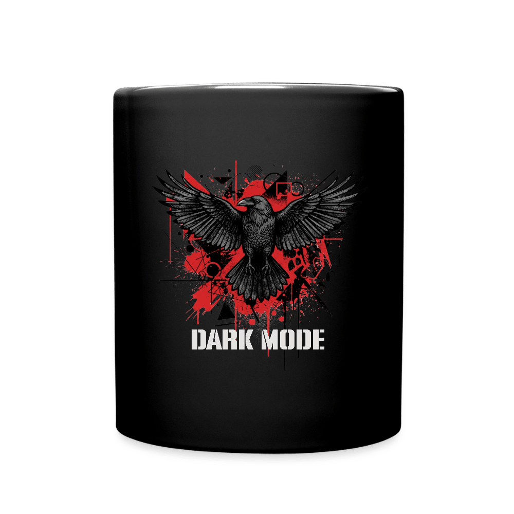 Dark Mode | Tasse 325 ml, glänzend schwarz – SoulAndPixel Streetwear & Accessoires