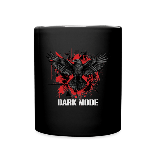 Dark Mode | Tasse 325 ml, glänzend schwarz – SoulAndPixel Streetwear & Accessoires