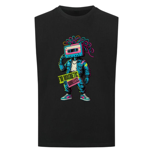 I'm Magnetic | ärmelloses Oversize T-Shirt, Bio - Baumwolle – SoulAndPixel Streetwear & Accessoires
