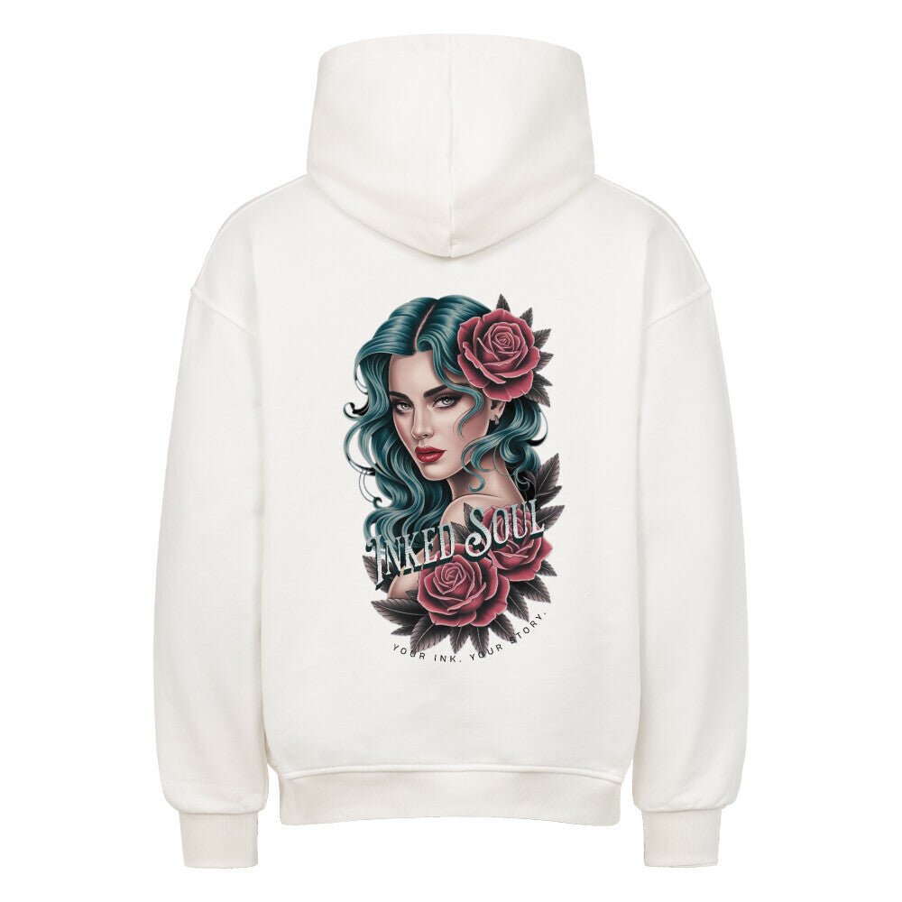 Inked Soul Hoodie | Premium Oversized - DTF Druck | RückenMotiv – SoulAndPixel Streetwear & Accessoires