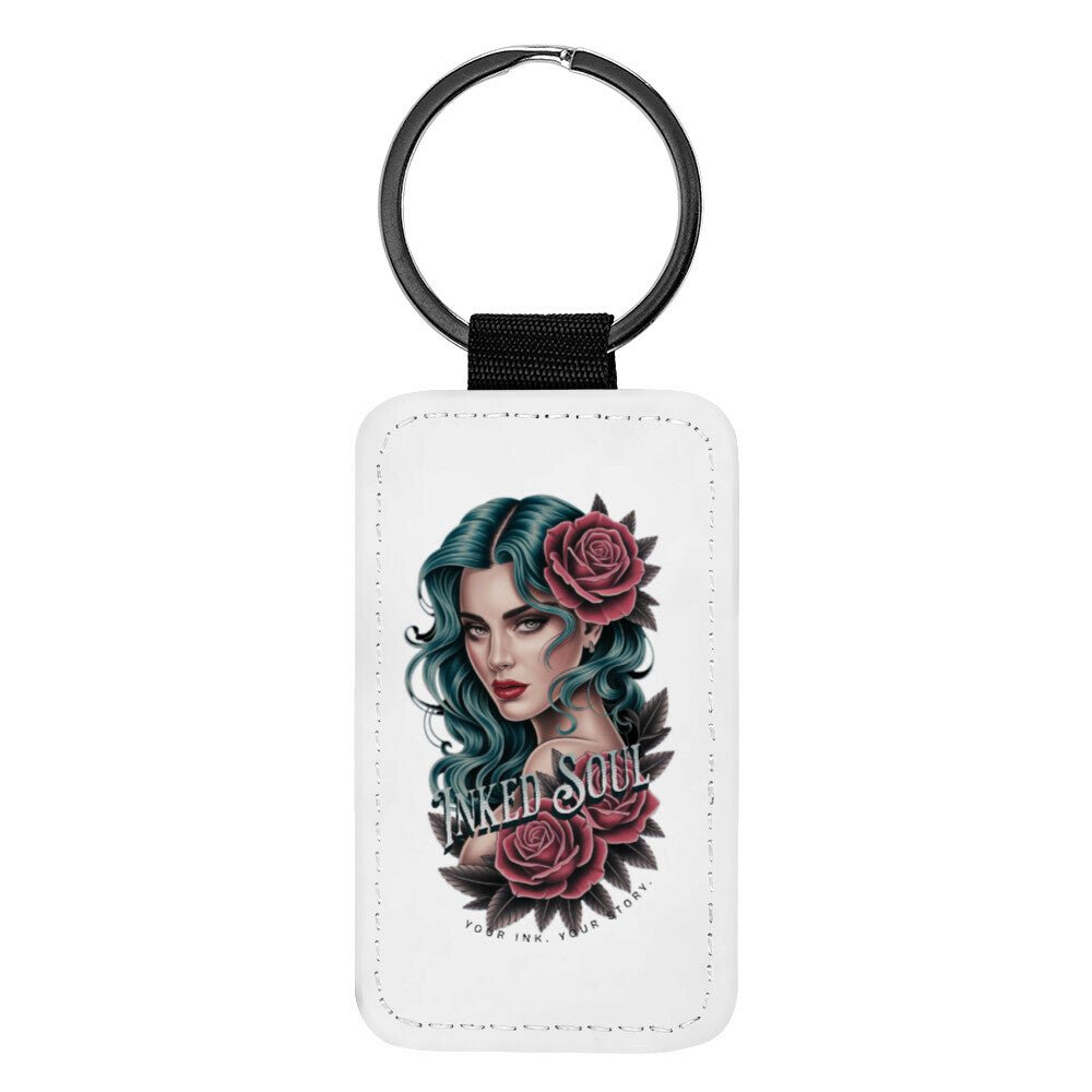 Inked Soul | Schlüsselanhänger, Kunstleder – SoulAndPixel Streetwear & Accessoires