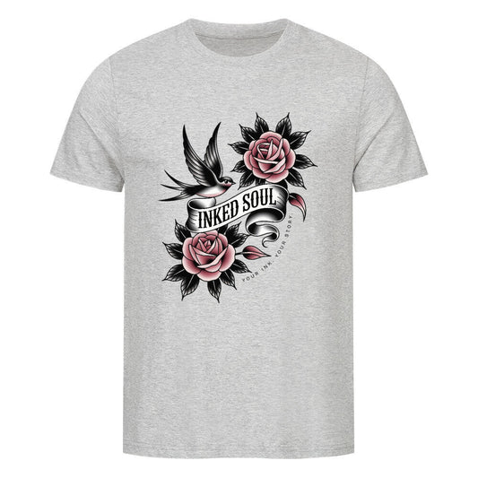 Inked Soul Swallow| Premium T-Shirt, Bio - Baumwolle - DTF Druck – SoulAndPixel Streetwear & Accessoires