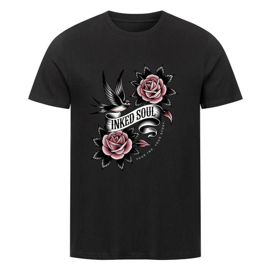 Inked Soul Swallow| Premium T-Shirt, Bio - Baumwolle - DTF Druck – SoulAndPixel Streetwear & Accessoires