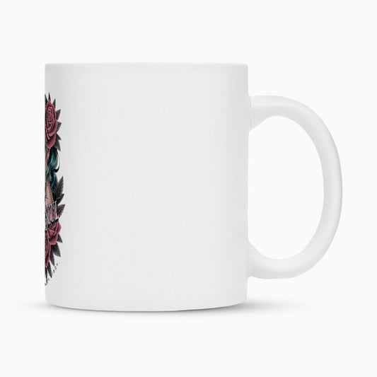 Inked Soul | Tasse 300 ml, matt weiß – SoulAndPixel Streetwear & Accessoires