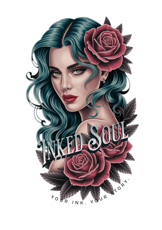 Inked Soul | Tasse 325 ml, glänzend schwarz – SoulAndPixel Streetwear & Accessoires