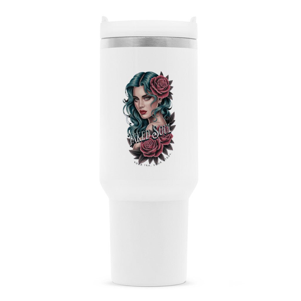 Inked Soul | Thermobecher Edelstahl, 1200 ml – SoulAndPixel Streetwear & Accessoires