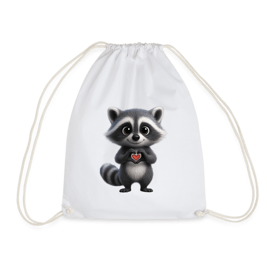 Little Raccoon | Turnbeutel, 100% Baumwolle – SoulAndPixel Streetwear & Accessoires