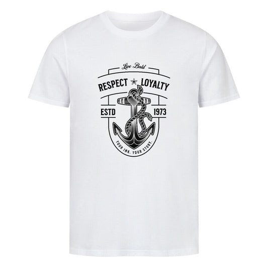 Live Bold | Anker | Premium Organic T-Shirt - DTF Druck – SoulAndPixel Streetwear & Accessoires