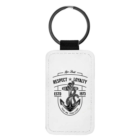 Live Bold | Anker | Schlüsselanhänger, Kunstleder – SoulAndPixel Streetwear & Accessoires