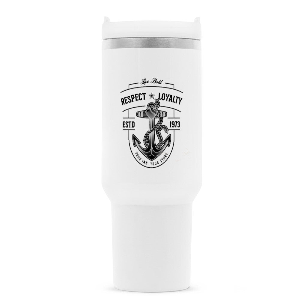 Live Bold | Anker | Thermobecher Edelstahl, 1200 ml – SoulAndPixel Streetwear & Accessoires