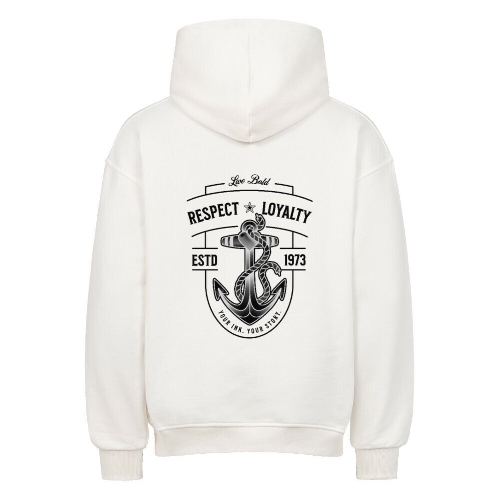 Live Bold Hoodie | Premium Oversized - DTF Druck | RückenMotiv – SoulAndPixel Streetwear & Accessoires