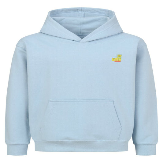 Low Batterie | Hoodie Kids - OEKO - TEX® Standard 100 | RückenMotiv – SoulAndPixel Streetwear & Accessoires