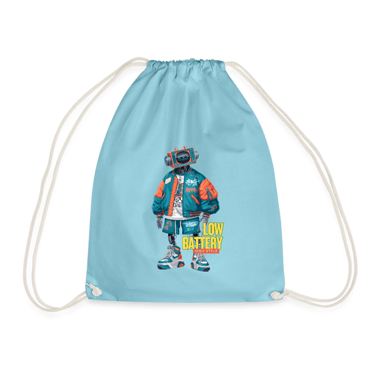 Low Batterie | Turnbeutel, 100% Baumwolle – SoulAndPixel Streetwear & Accessoires