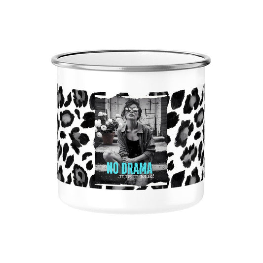 NO DRAMA.| Emaille Tasse, 300 ml – SoulAndPixel Streetwear & Accessoires