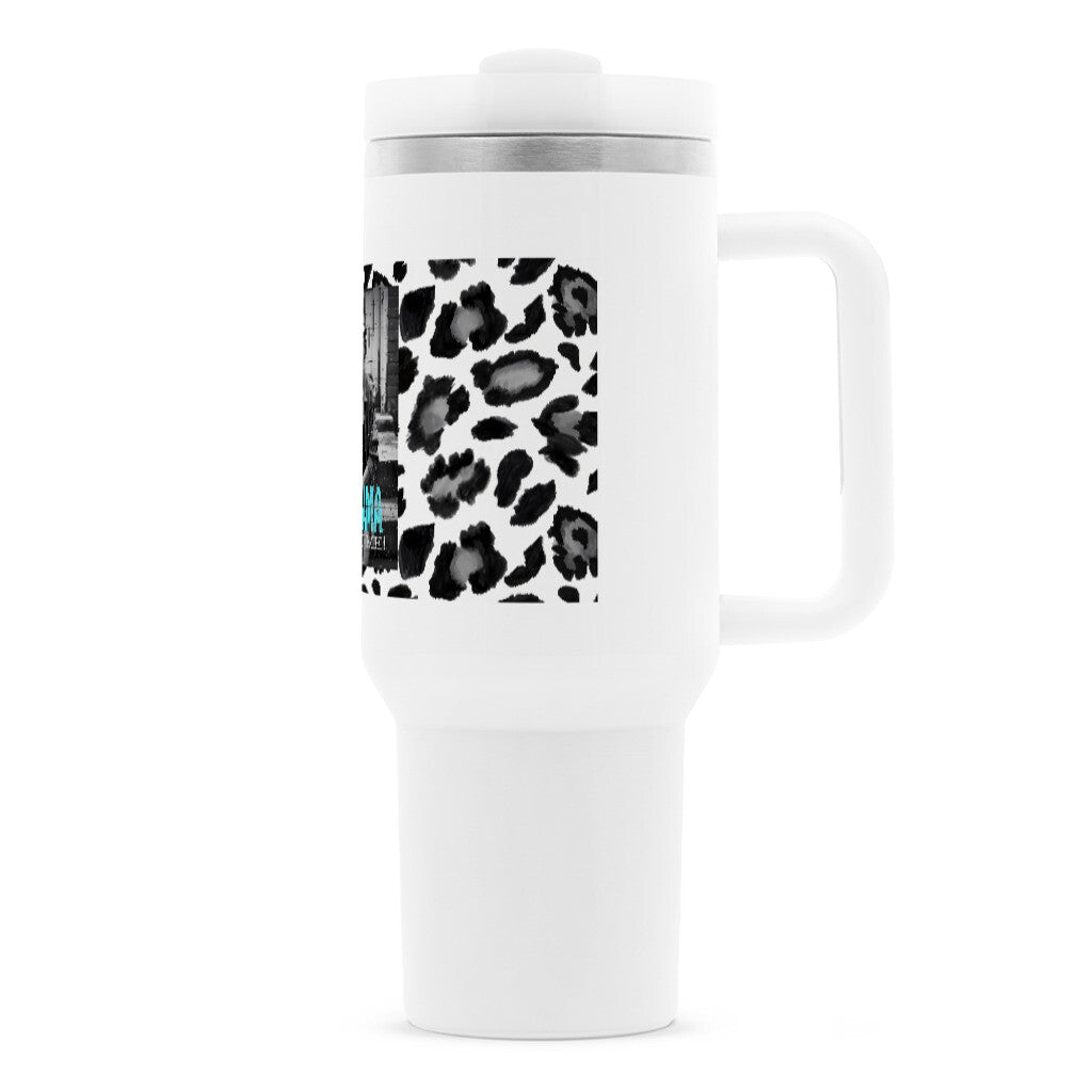 NO DRAMA. | Thermobecher Edelstahl, 1200 ml – SoulAndPixel Streetwear & Accessoires