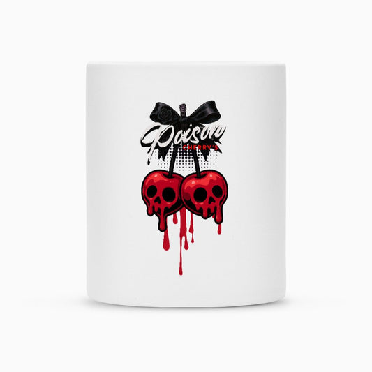 Poison Cherrys | Tasse 300 ml, matt weiß – SoulAndPixel Streetwear & Accessoires