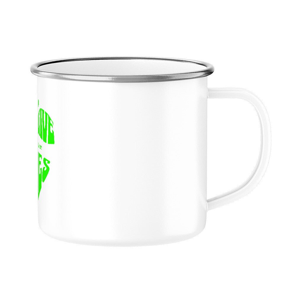 Positive Vibes | Emaille Tasse, 300 ml – SoulAndPixel Streetwear & Accessoires
