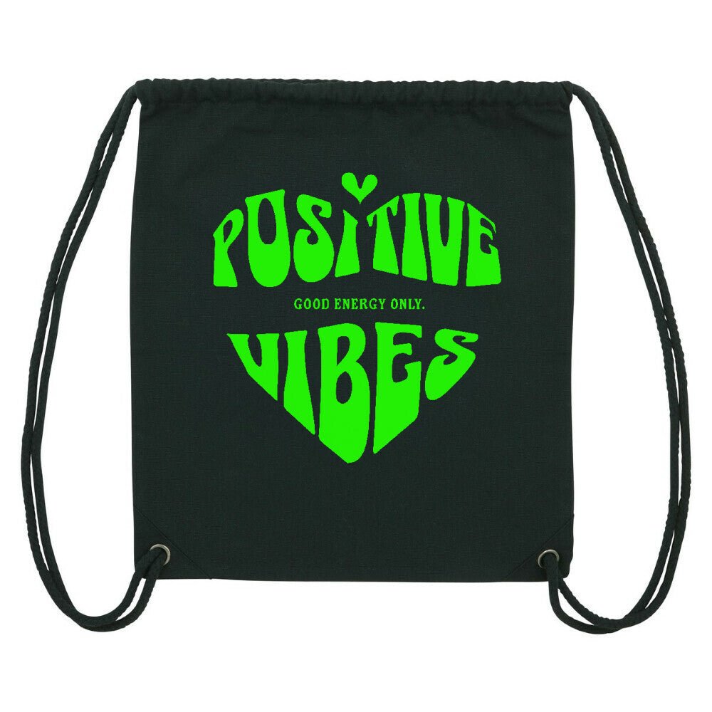 Positive Vibes | Gym Bag, Bio - Baumwolle & recyceltem Polyester – SoulAndPixel Streetwear & Accessoires