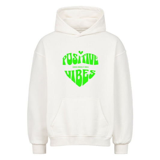 Positive Vibes | Premium Oversized Hoodie - DTF Druck – SoulAndPixel Streetwear & Accessoires