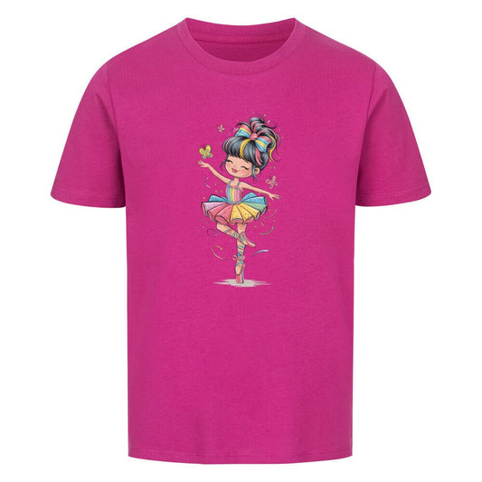 Rainbow Ballerina | Premium Organic Shirt, Bio - Baumwolle - DTF Druck – SoulAndPixel Streetwear & Accessoires