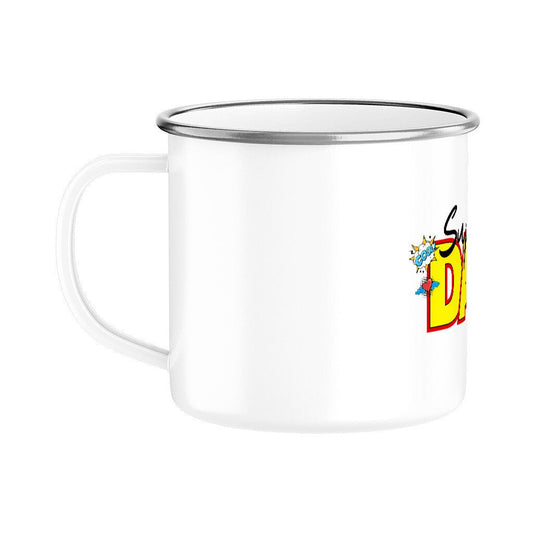 Super DAD | Emaille Tasse, 300 ml – SoulAndPixel Streetwear & Accessoires
