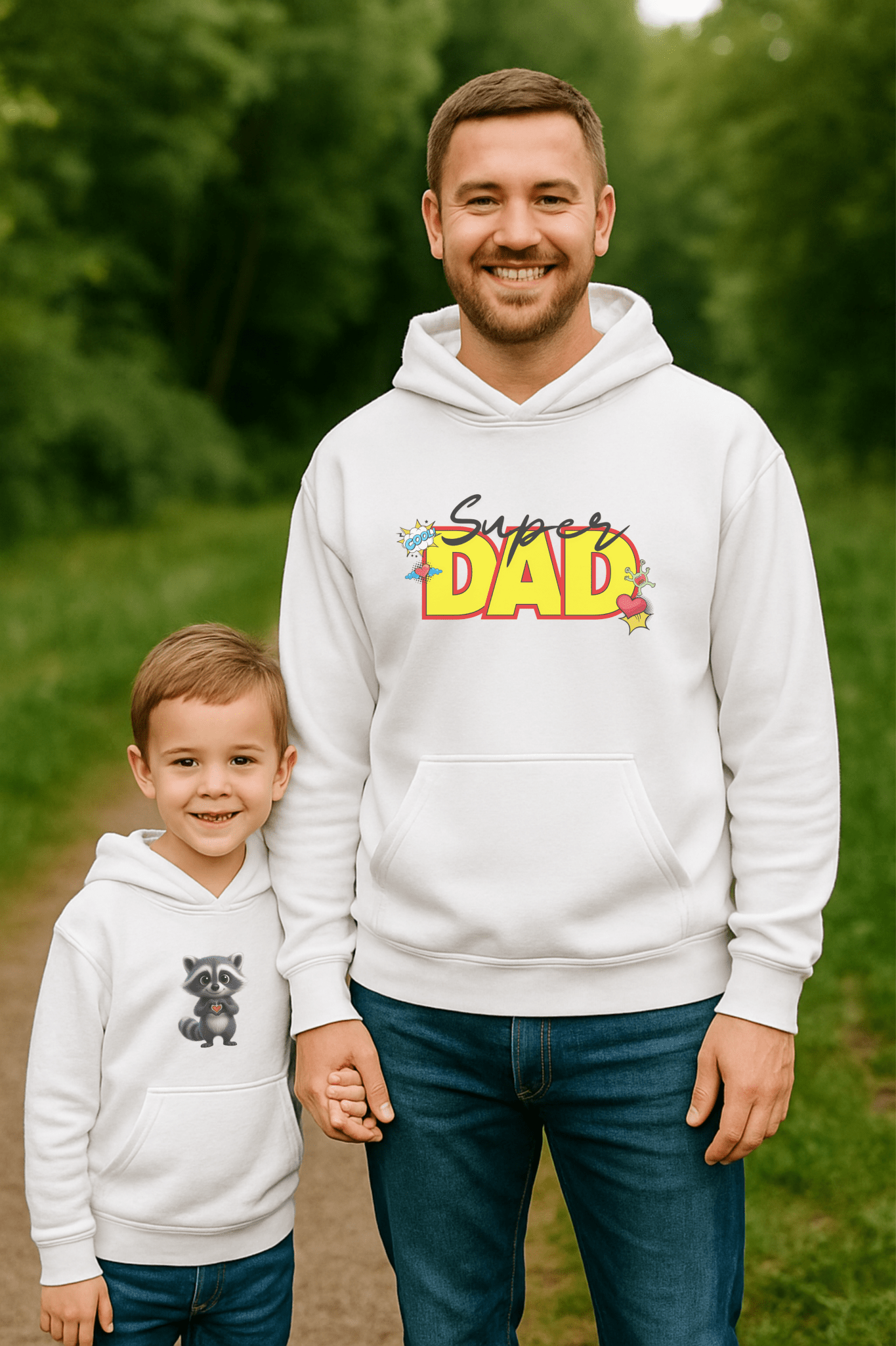 Super DAD Hoodie | Premium Oversized - DTF Druck – SoulAndPixel Streetwear & Accessoires