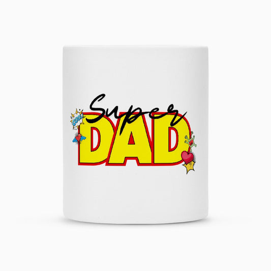 Super Dad | Tasse 300 ml, matt weiß – SoulAndPixel Streetwear & Accessoires