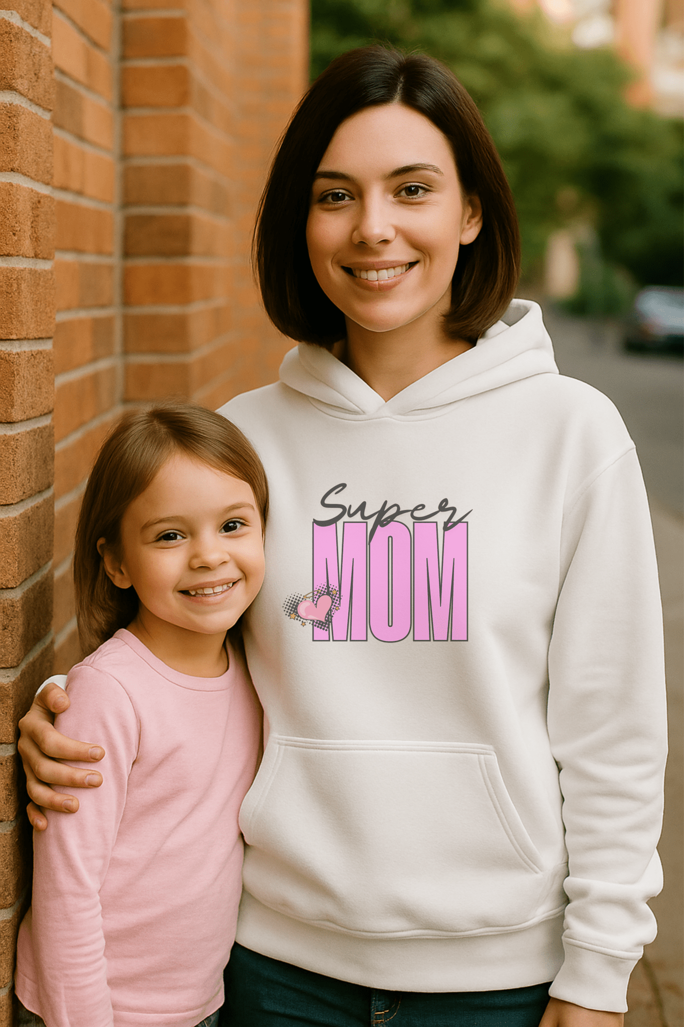 Super MOM | Premium Oversized Hoodie - DTF Druck – SoulAndPixel Streetwear & Accessoires