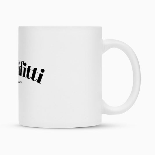 Team Trallafitti | Tasse 300 ml, matt weiß – SoulAndPixel Streetwear & Accessoires