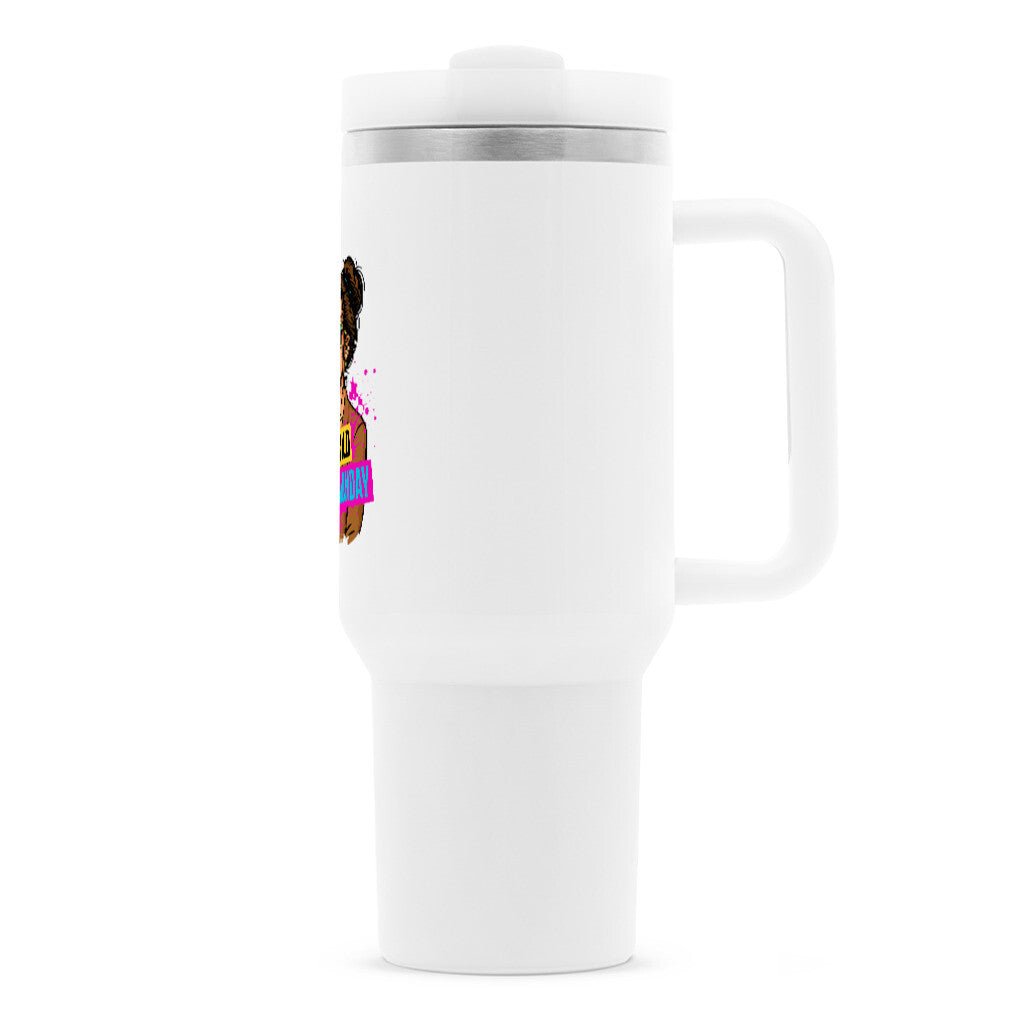 Too wild for Monday | Thermobecher Edelstahl, 1200 ml – SoulAndPixel Streetwear & Accessoires