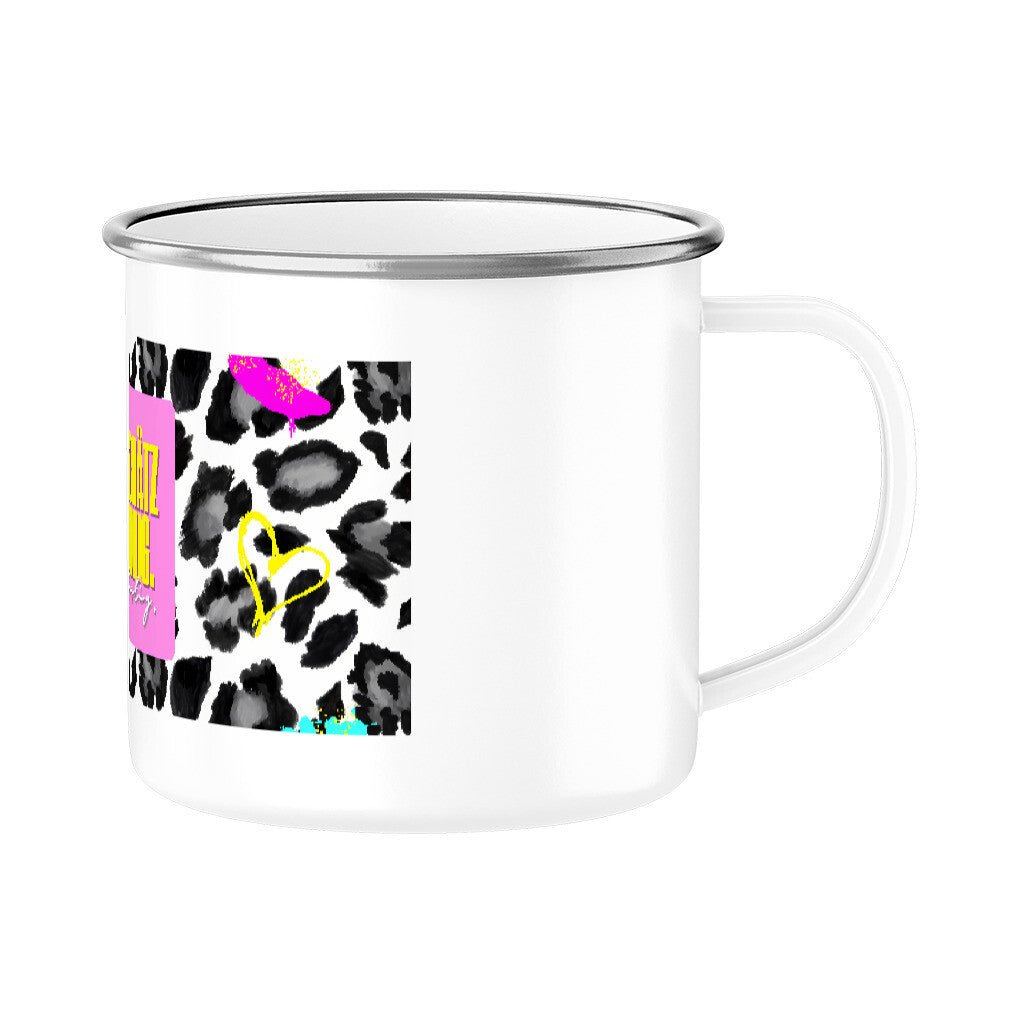 Unterschätz mich ruhig. | Emaille Tasse, 300 ml – SoulAndPixel Streetwear & Accessoires