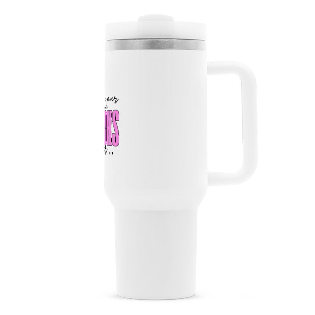 Wegen Snacks. | Thermobecher Edelstahl, 1200 ml – SoulAndPixel Streetwear & Accessoires