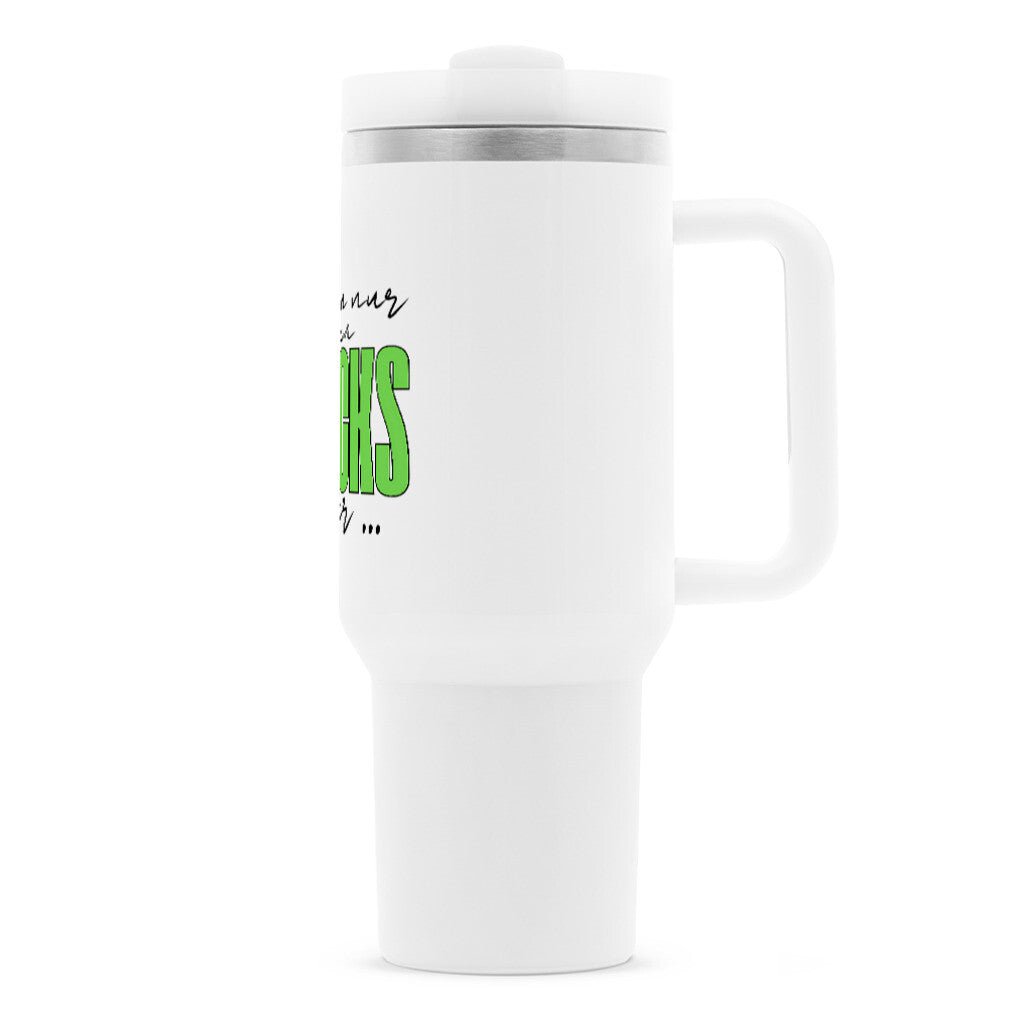 Wegen Snacks | Thermobecher Edelstahl, 1200 ml – SoulAndPixel Streetwear & Accessoires