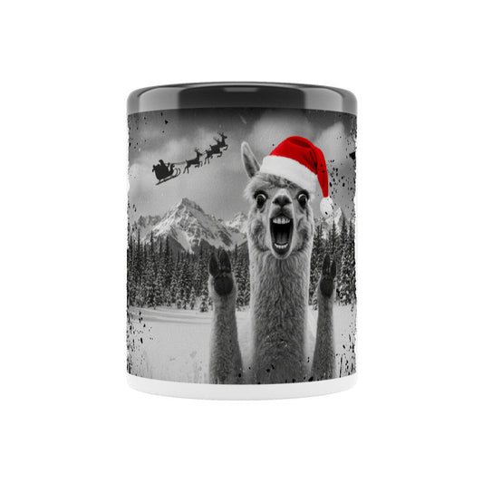 Wild Xmas Alpaca | Farbwechseltasse, 300 ml – SoulAndPixel Streetwear & Accessoires