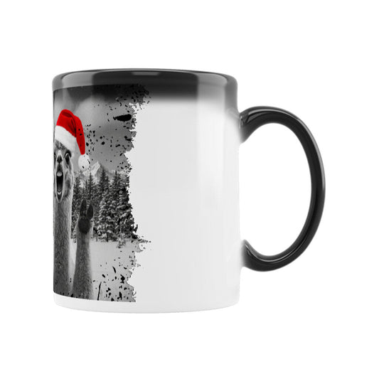 Wild Xmas Alpaca | Farbwechseltasse, 300 ml – SoulAndPixel Streetwear & Accessoires
