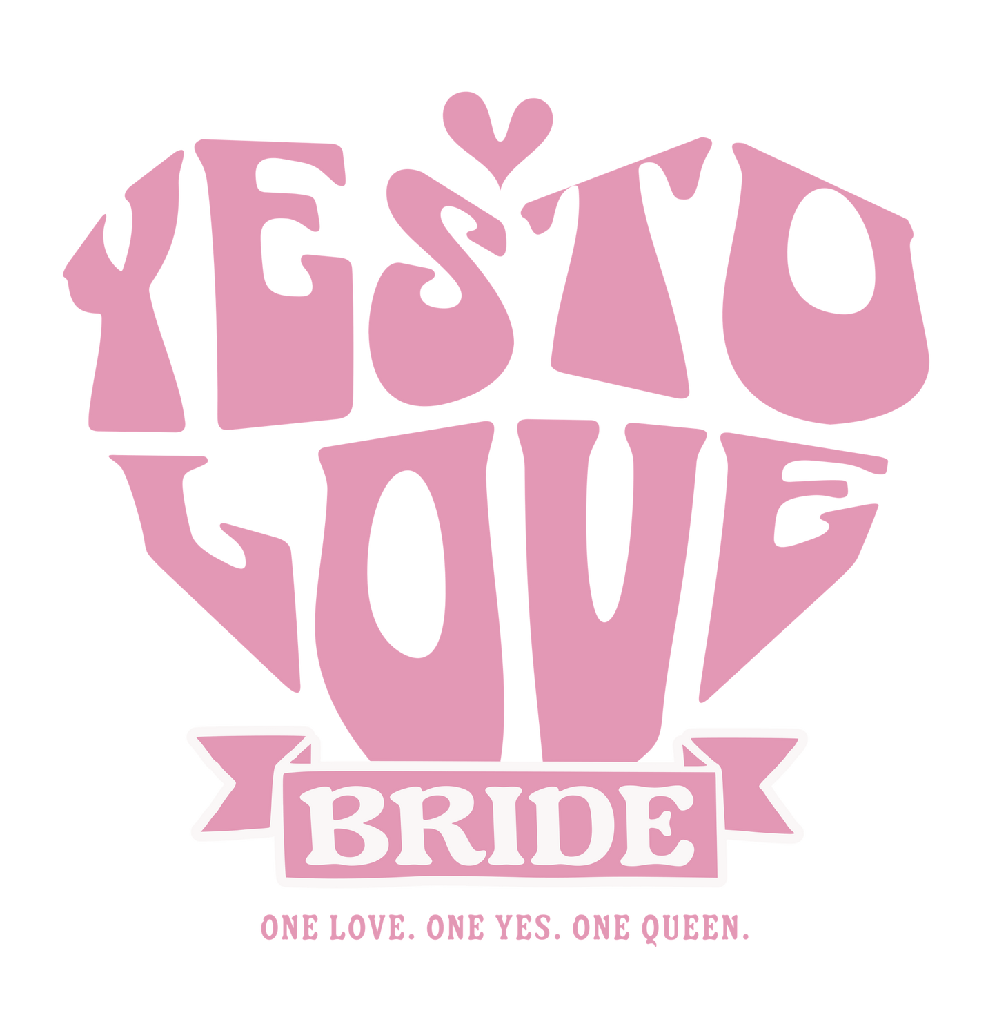 Yes to LOVE | Bride | Premium T-Shirt, Bio - Baumwolle – SoulAndPixel Streetwear & Accessoires