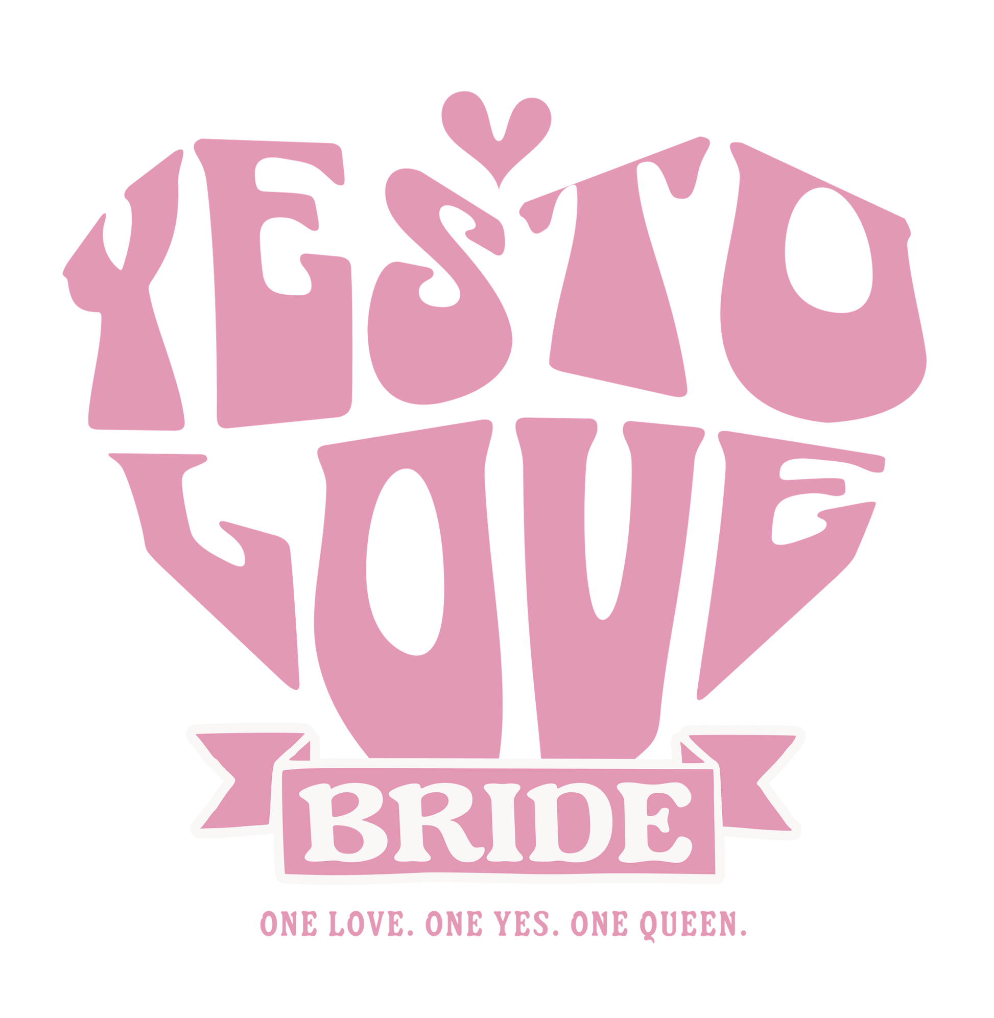 Yes to LOVE | Bride | Premium T-Shirt, Bio - Baumwolle – SoulAndPixel Streetwear & Accessoires